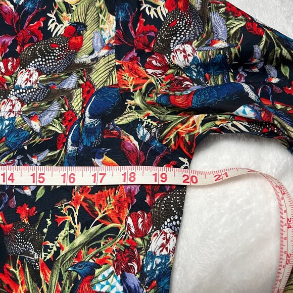 Paisley & Gray Floral/Birds Button Down Shirt Slim Fit M/16 NWOT - Picture 8 of 9
